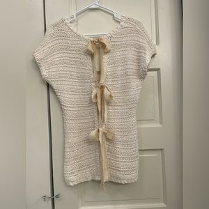 Abercrombie Sweater with Ribbon Ties